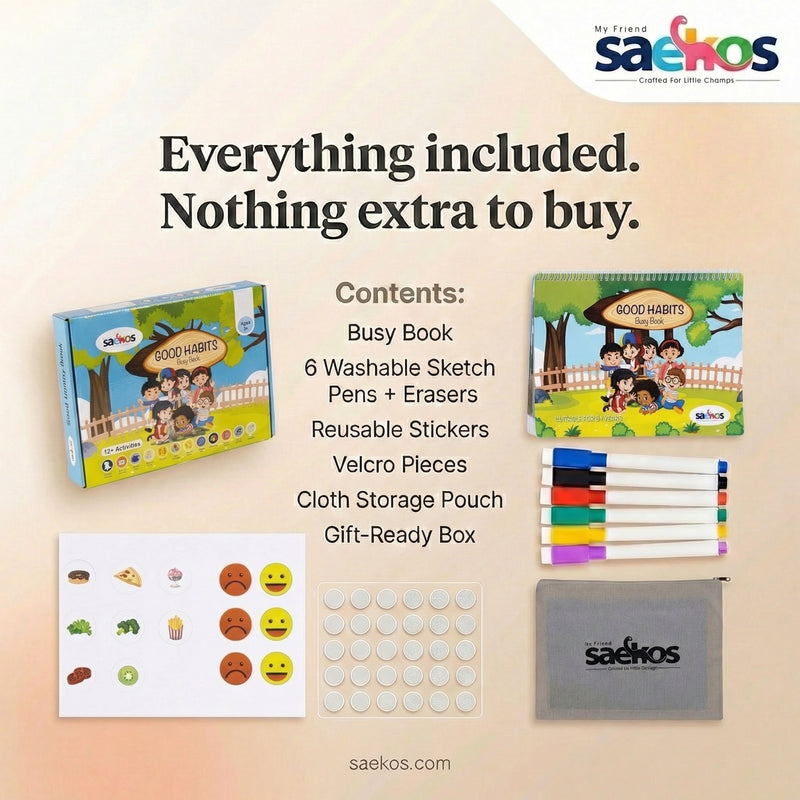 Saekos Good Habits Busy Book