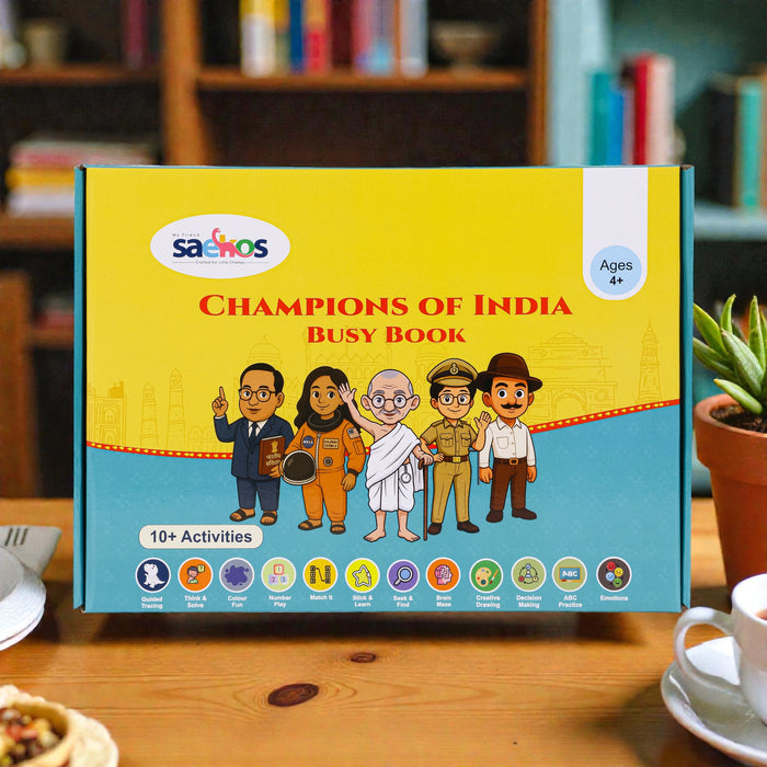 Saekos Champions of India Busy Book