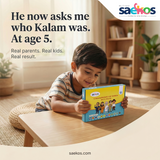 Saekos Champions of India Busy Book – colouring and quiz pages about Indian champions