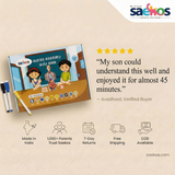Saekos Human Anatomy Busy Book – child using anatomy activity pages
