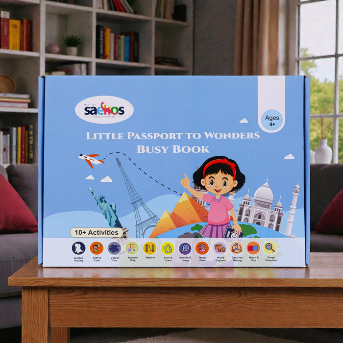 Saekos Little Passport to Wonders Busy Book