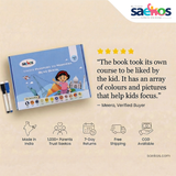 Saekos Little Passport to Wonders Busy Book – puzzle and sticker activities for preschoolers