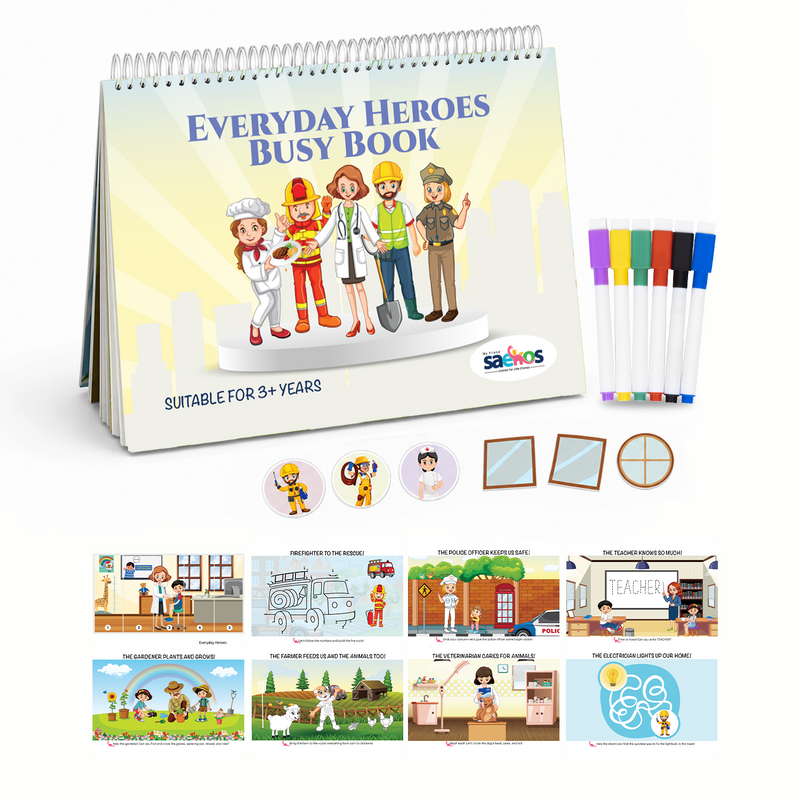 Saekos Everyday Heroes Busy Book