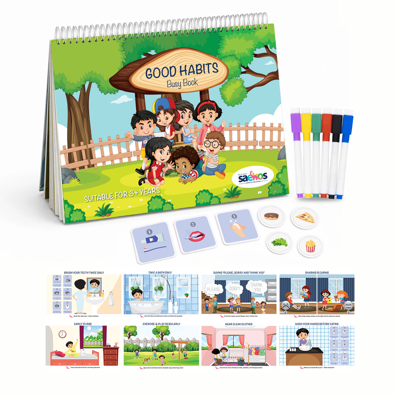 Saekos Good Habits Busy Book